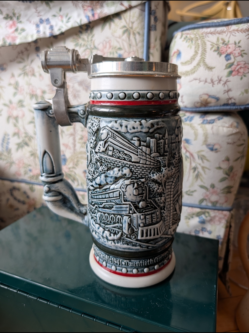 1983 Avon Train Stein